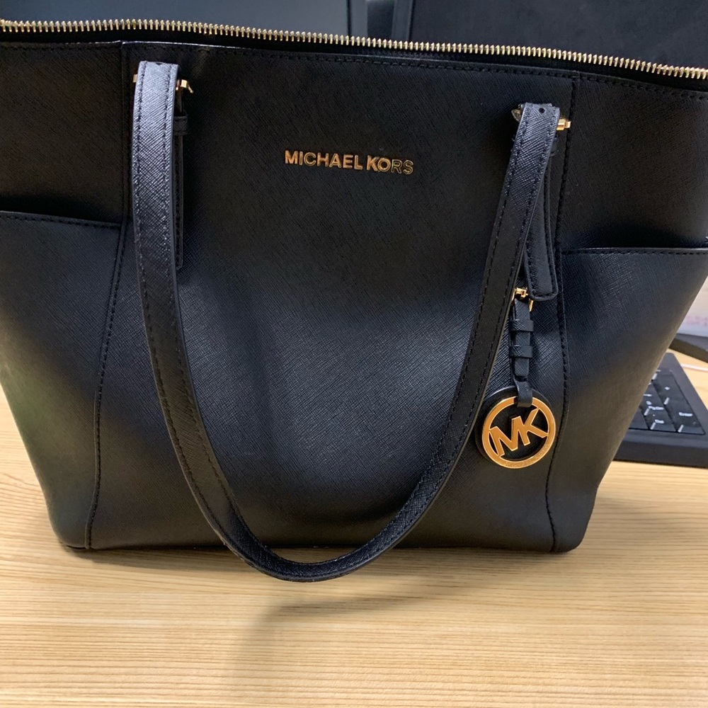 Michael Kors Crossgrain Leather Tote